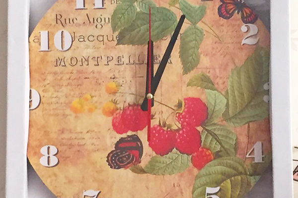 Đồng hồ treo tường Vintage phúc bồn tử