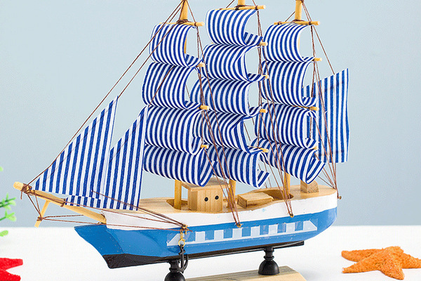 Thuyền buồm confection - Decor Chủ Đề Biển - Trang Trí Chủ Đề Biển