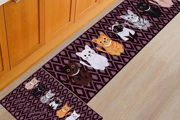 Set thảm bếp mèo
