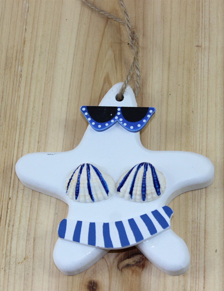 Sao gỗ bikini - Decor Chủ Đề Biển - Trang Trí Chủ Đề Biển